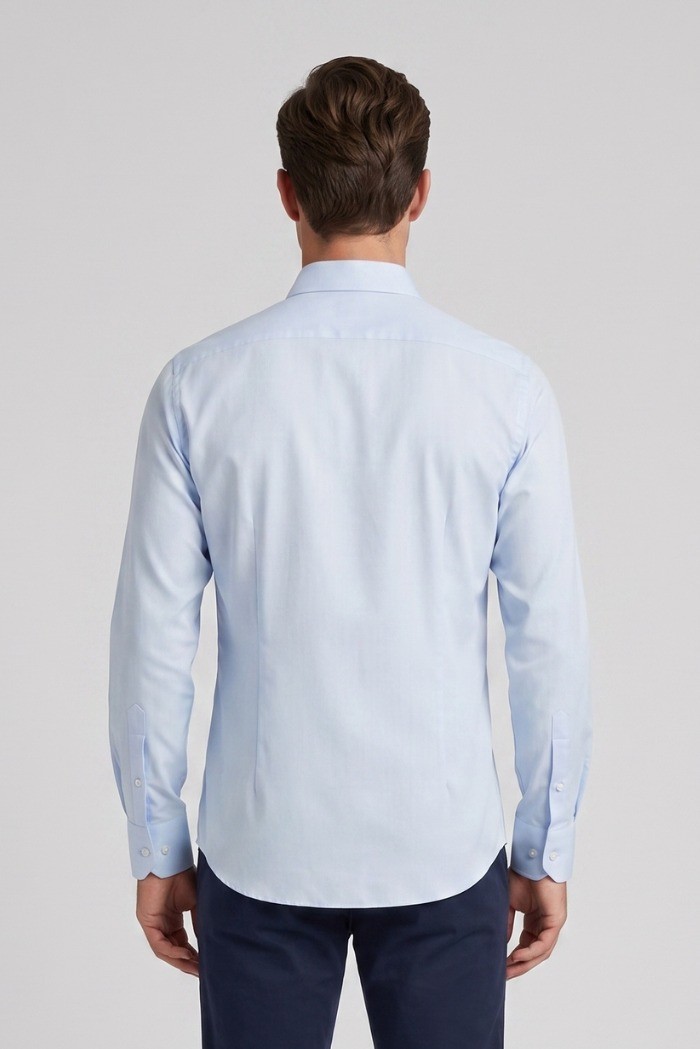 Vipa Camiceria camicia tailor fit in cotone TWILL [993bdccc]