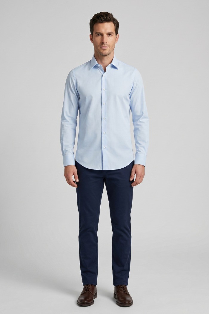 Vipa Camiceria camicia tailor fit in cotone TWILL [2e261dc8]