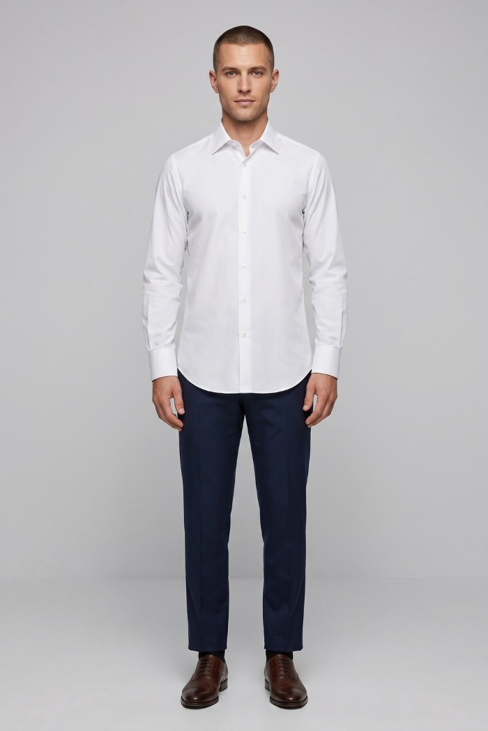 Vipa Camiceria camicia regular fit in cotone MANILA [2decad9b]