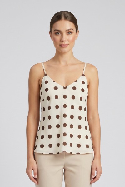 GM by Gai Mattiolo top fantasia a pois GM4022 — 805219040079641_1