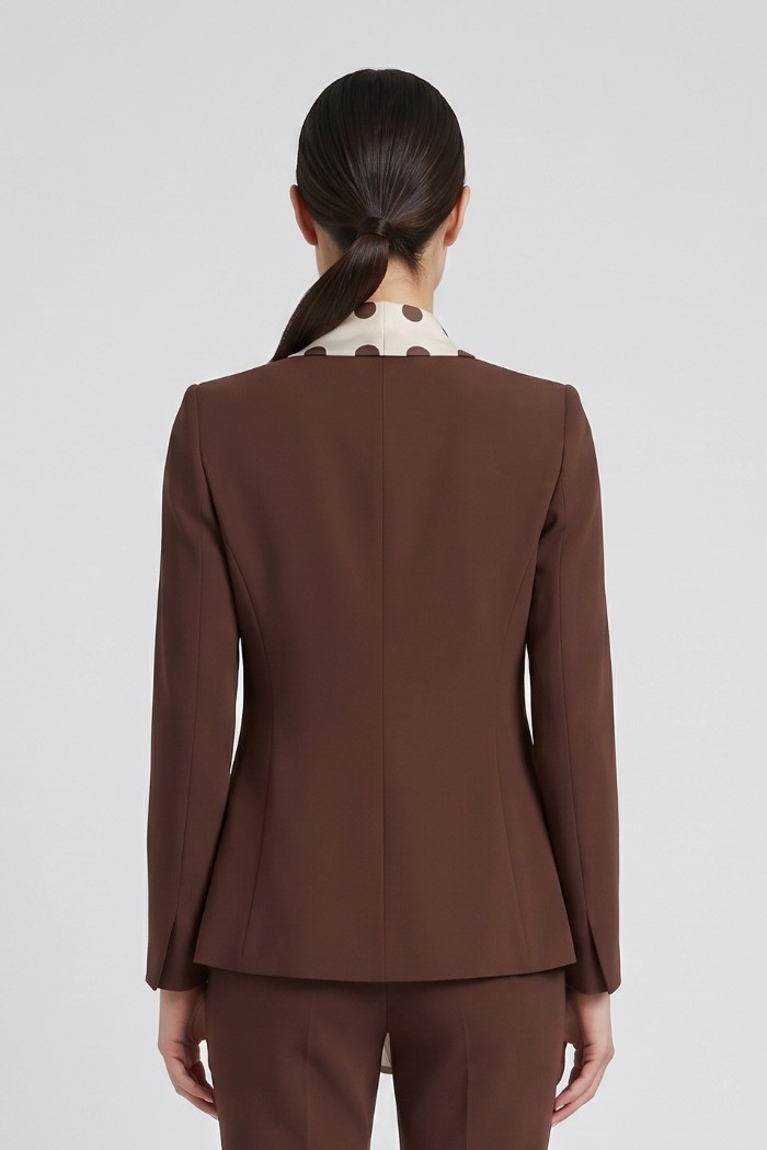 GM by Gai Mattiolo giacca con foulard a pois GM3703 [9768a461]