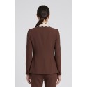 GM by Gai Mattiolo giacca con foulard a pois GM3703 [9768a461]