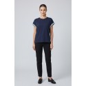 Influencer t-shirt in cotone stretch con dettagli in lurex 05AB248 [0a436c72]