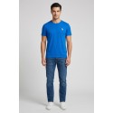 US Polo ASSN t-shirt in cotone con logo ricamato Luca US43154001 [85136d8e]