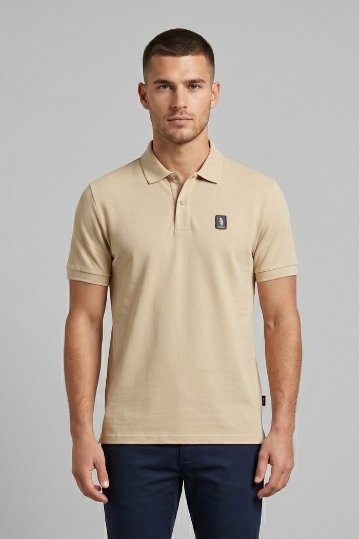 Refrigue polo in piquet di cotone stretch R5013M261 [2327d122]