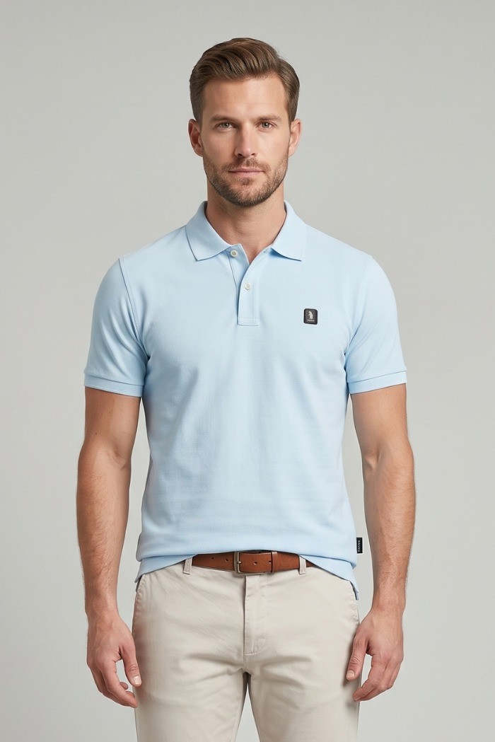 Refrigue polo in piquet di cotone stretch R5013M261 [94bdbcfe]
