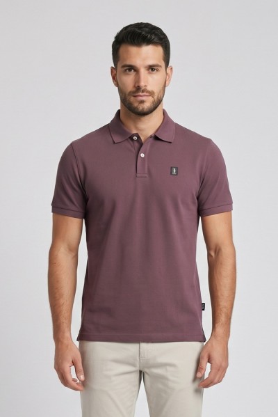 Refrigue polo in piquet di cotone stretch R5013M261 [5ef3dbc0]