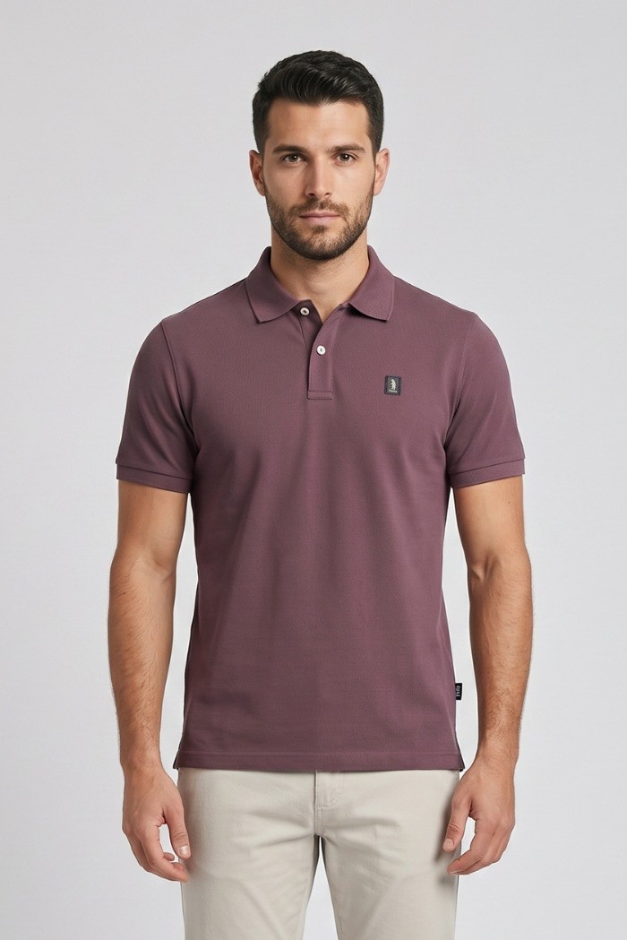Refrigue polo in piquet di cotone stretch R5013M261 [5ef3dbc0]