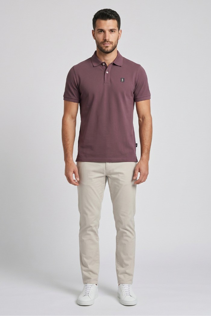 Refrigue polo in piquet di cotone stretch R5013M261 [30c859c9]