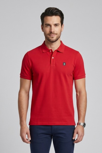 Refrigue polo in piquet di cotone stretch R5013M261 [b637b1d8]