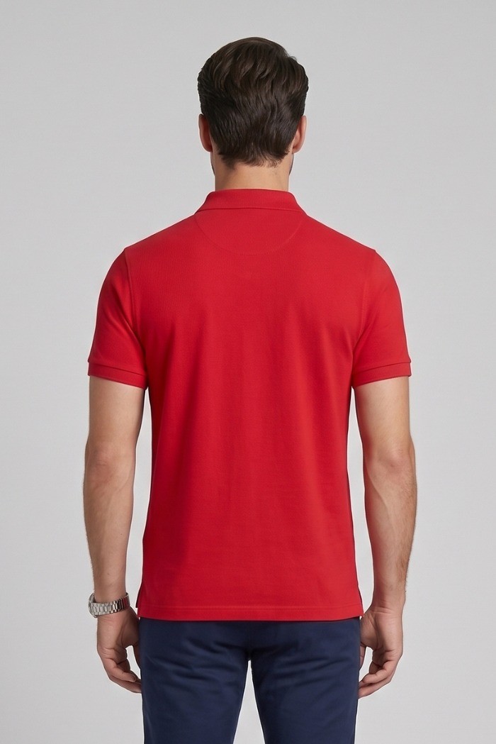 Refrigue polo in piquet di cotone stretch R5013M261 [6f11f2d5]