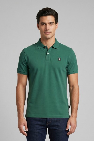 Refrigue polo in piquet di cotone stretch R5013M261 [854630a9]