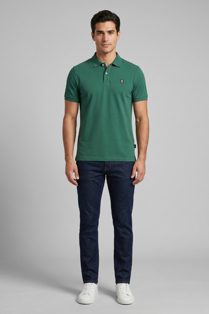 Refrigue polo in piquet di cotone stretch R5013M261 [eb7db2a0]