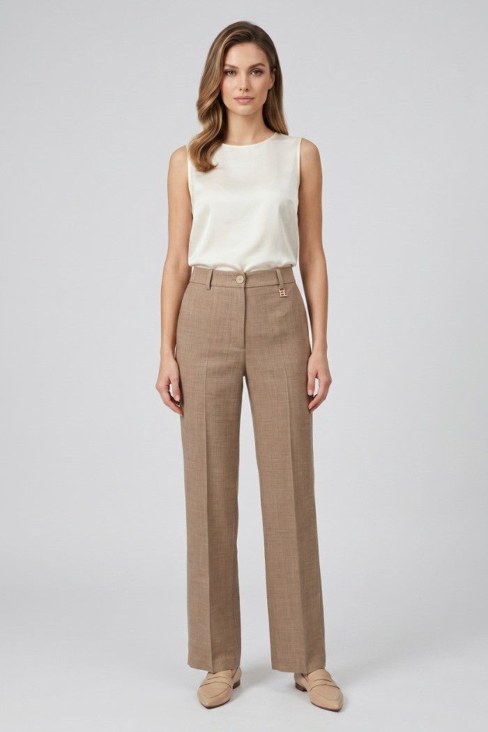 Maidoma pantalone palazzo in misto viscosa PE26F448/PA2165 [3e64c5f2]
