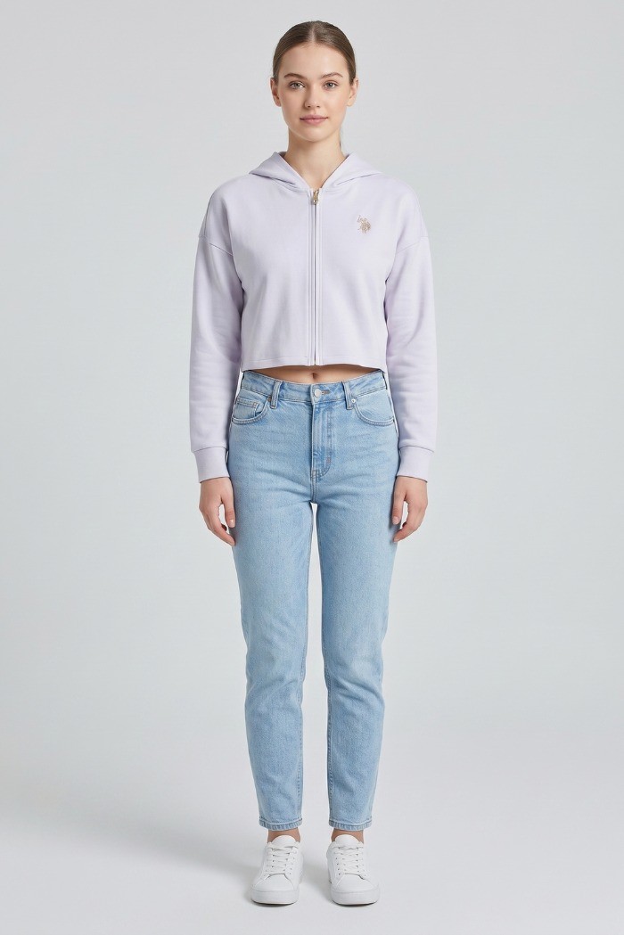 US Polo ASSN felpa in tessuto stretch con cappuccio US43362003 [e918ca61]