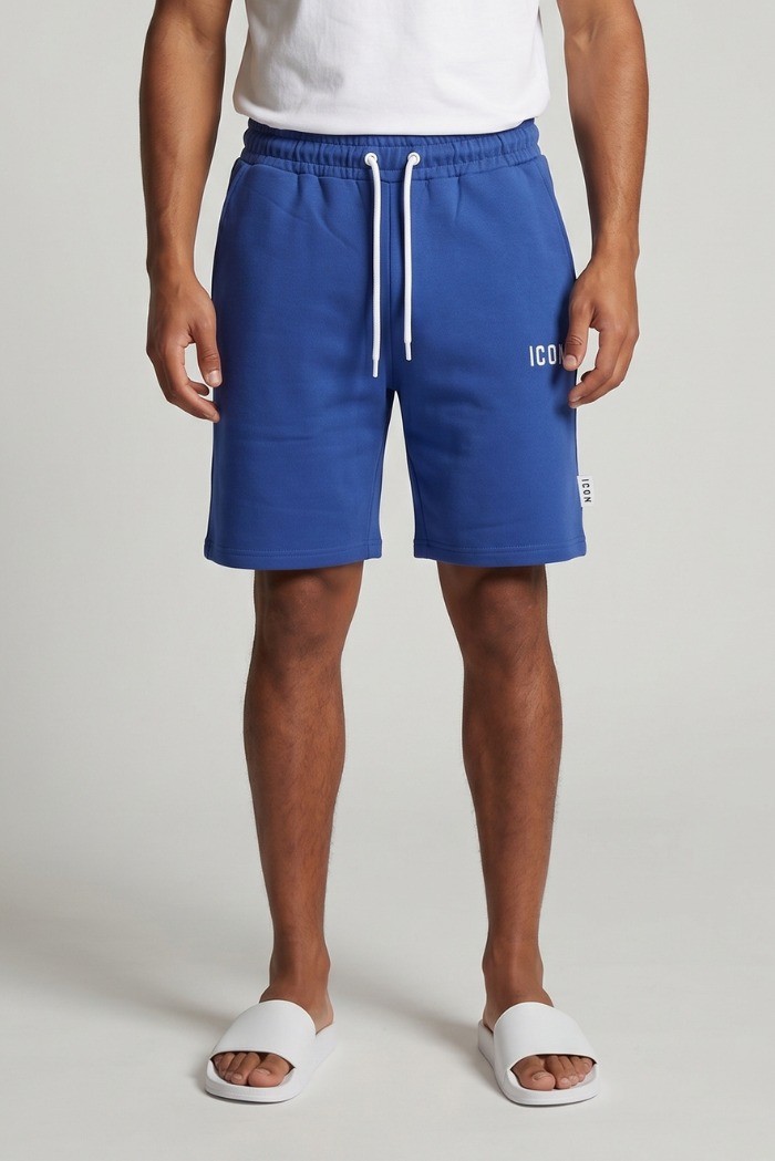 Icon bermuda in cotone con ricamo logo IUPREB001 [77c626a8]