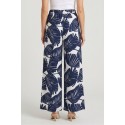 GM by Gai Mattiolo pantalone a fantasia palme GM4017 [2d799b97]