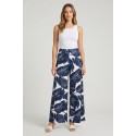 GM by Gai Mattiolo pantalone a fantasia palme GM4017 [9a645a93]