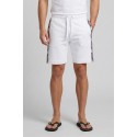 Moschino bermuda in cotone stretch con bande logate V1A6885-4409 [19555900]