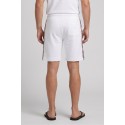 Moschino bermuda in cotone stretch con bande logate V1A6885-4409 [c0731a0d]