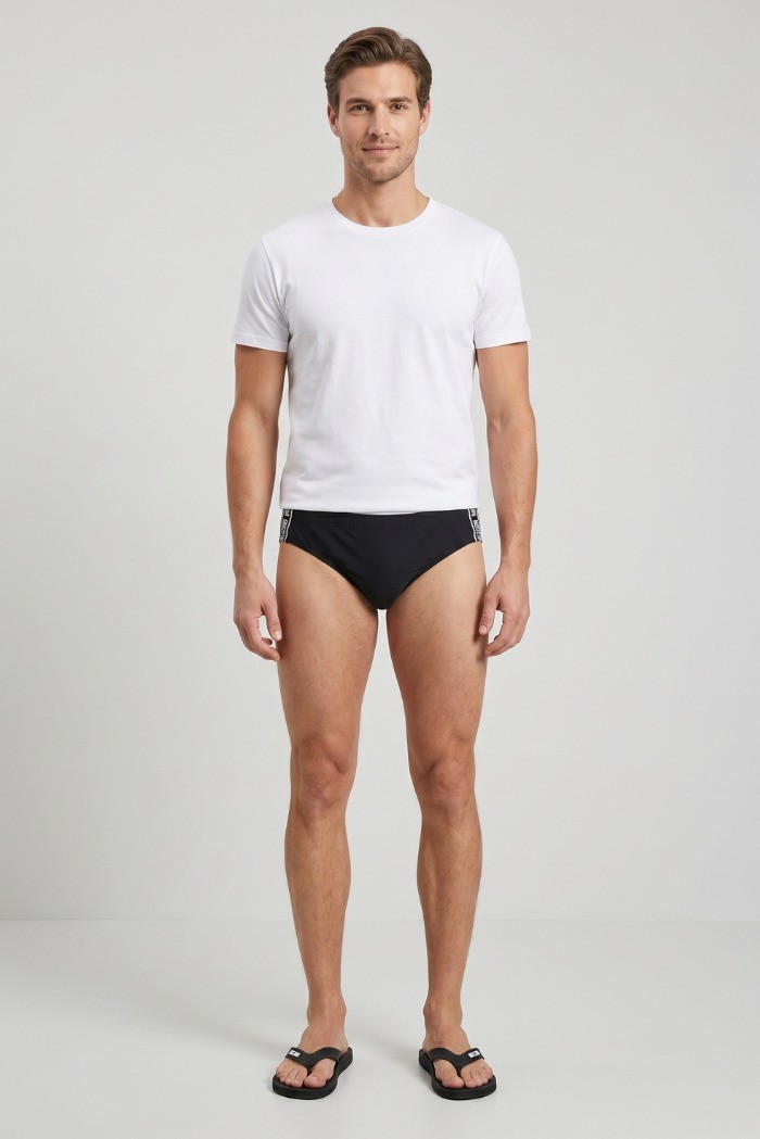 Moschino boxer mare con logo V3A4220 [ced38d23]