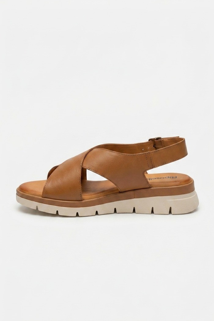 Riposella sandalo in pelle con fascia incrociata BRUNA-WC00BX [10110176]