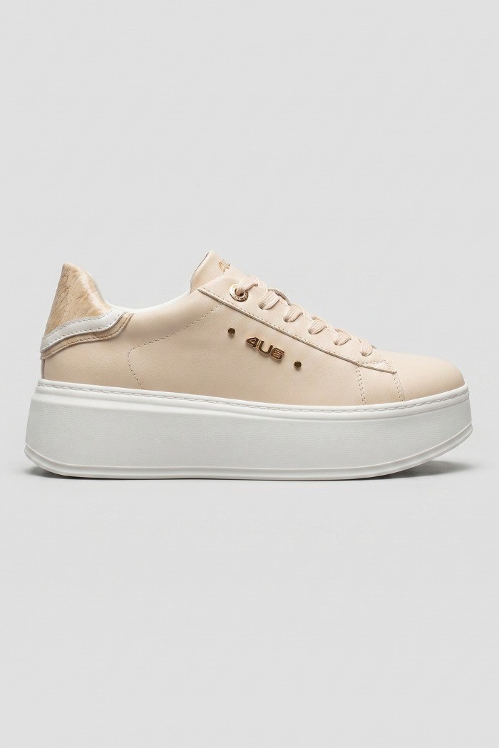4US Paciotti sneaker con inserto leopardato 4BX161 [5517ae36]