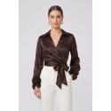 Maidoma blusa incrociata in misto viscosa PE26F183/MA8444 [9173a037]