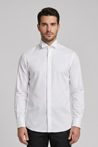 Vipa Camiceria camicia diplomatica in cotone ELEGANCE — 805219040079326_1