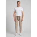 Markup pantalaccio in cotone a righe con pences MK295154 [2a1a7200]