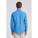 Markup camicia colletto francese in lino MK13003 [eda220e5]