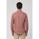 Markup camicia colletto francese in lino MK13003 [70acbbd7]