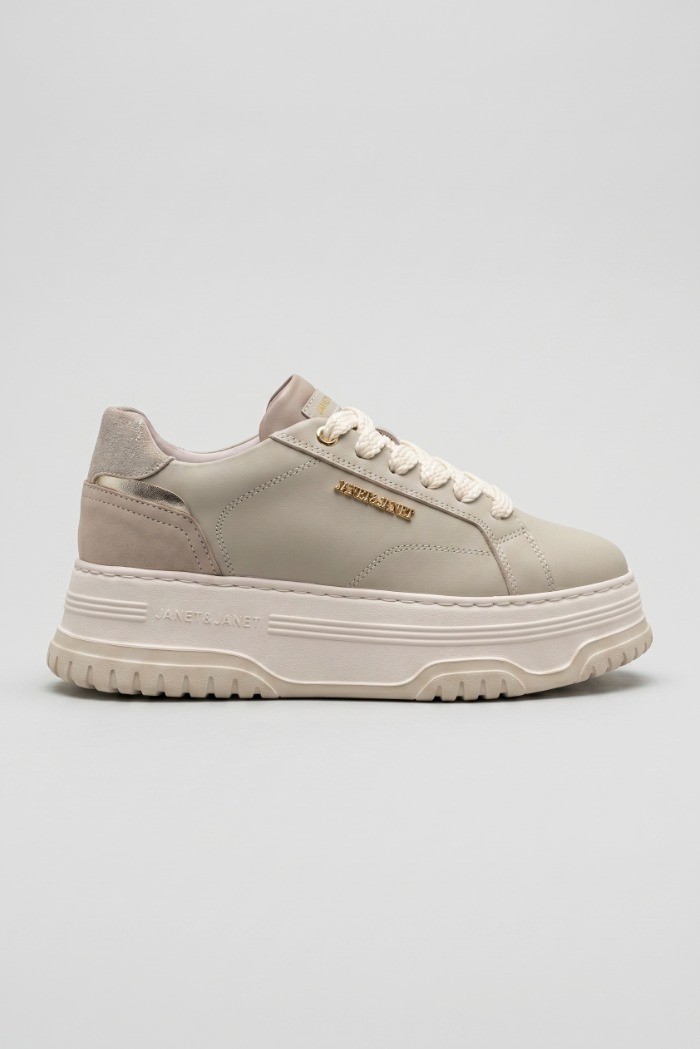 Janet&Janet sneaker platform in pelle J-552 [e8662f94]