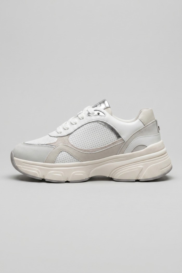 Janet&Janet sneaker platform in pelle J-610 [a39d5704]