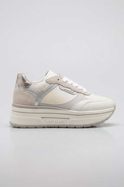 Janet&Janet sneaker platform in pelle J-591 [95a4e726]