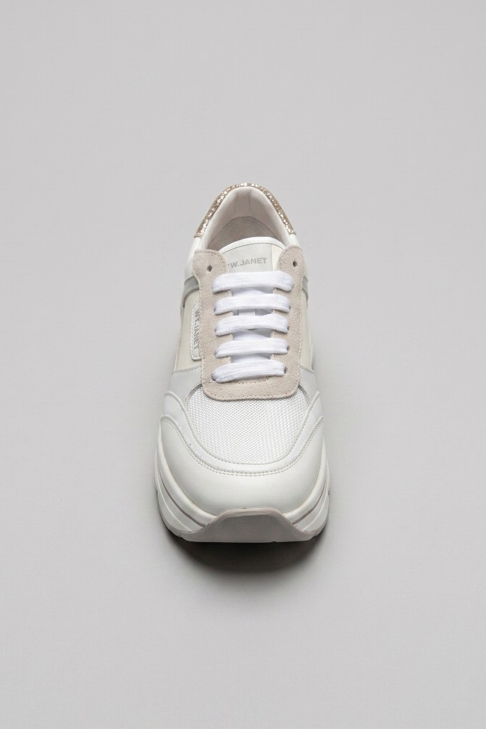 Janet&Janet sneaker platform in pelle J-591 [fb9f652f]