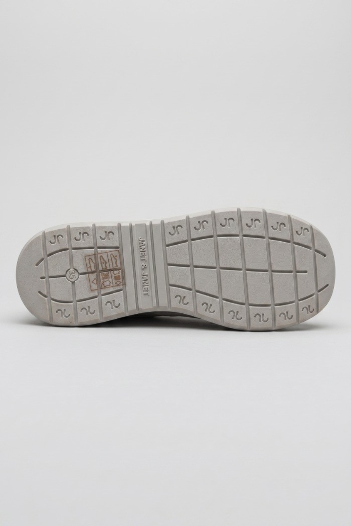 Janet&Janet sneaker platform in pelle J-591 [49d2e335]