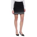 Influencer gonna in misto viscosa con perle e strass 03AB117 [f9b7b3cd]