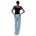 Influencer t-shirt con scollo bardot 03AB135 [645f88cc]