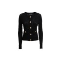 Influencer cardigan girocollo con bottoni oro 03H93722 [63111311]