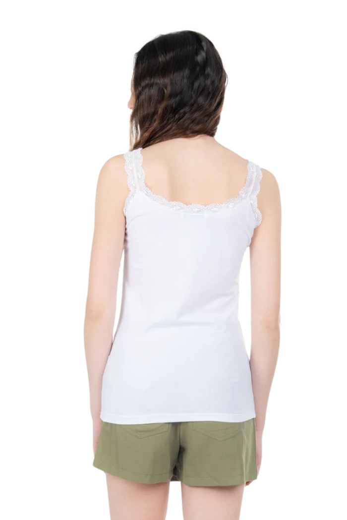 Influencer top con dettagli in pizzo 03G0358 [28faf61e]
