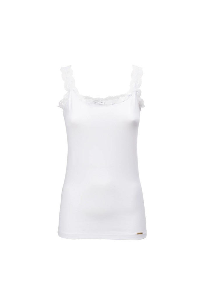 Influencer top con dettagli in pizzo 03G0358 [9ab77004]