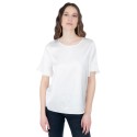 Influencer blusa in raso di viscosa e cotone 03T0023 [b79c8334]