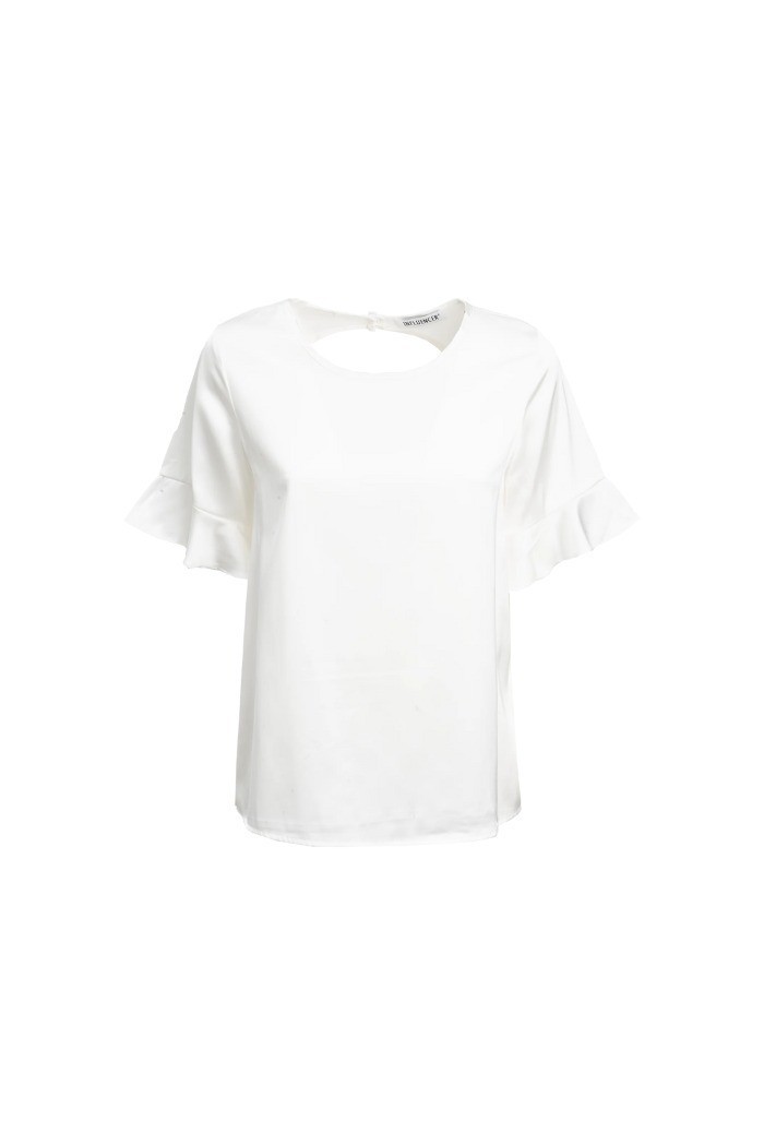 Influencer blusa in raso di viscosa e cotone 03T0023 [6bea8727]