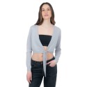 Influencer cardigan corto in misto viscosa 03J7282 [a3c9a0f1]