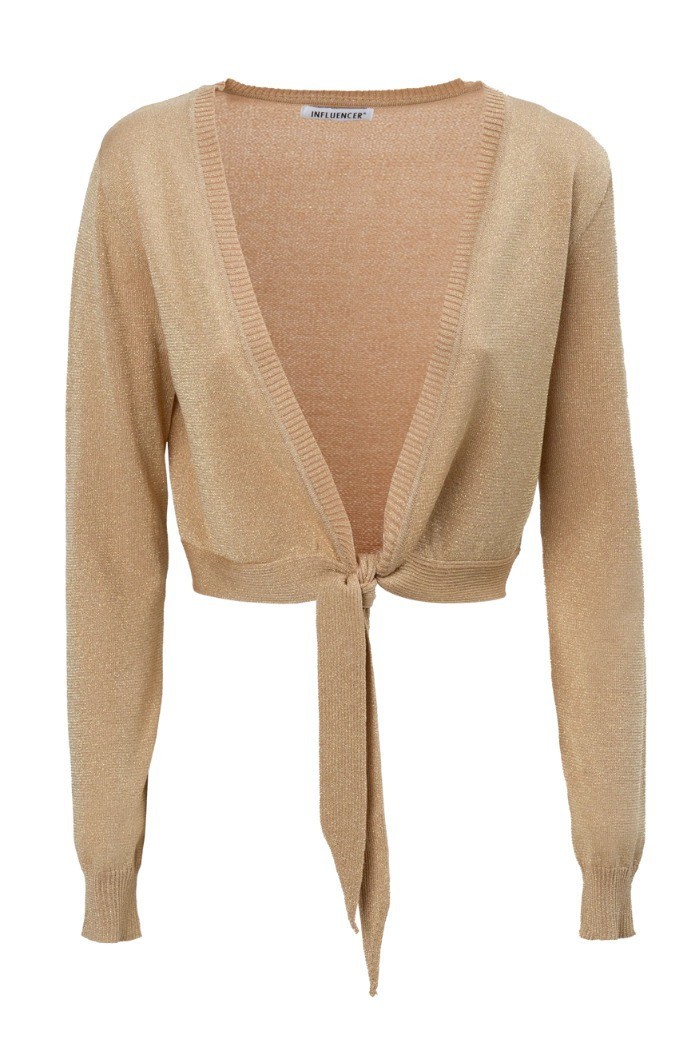 Influencer cardigan corto in misto viscosa 03J7282 [2335d34c]