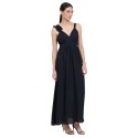 Influencer abito lungo con rouches 03T0040 [b2026207]