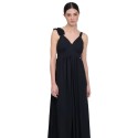 Influencer abito lungo con rouches 03T0040 [6b24210a]