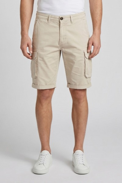 Markup bermuda cargo in cotone twill MK15206 — 805219040074784_1