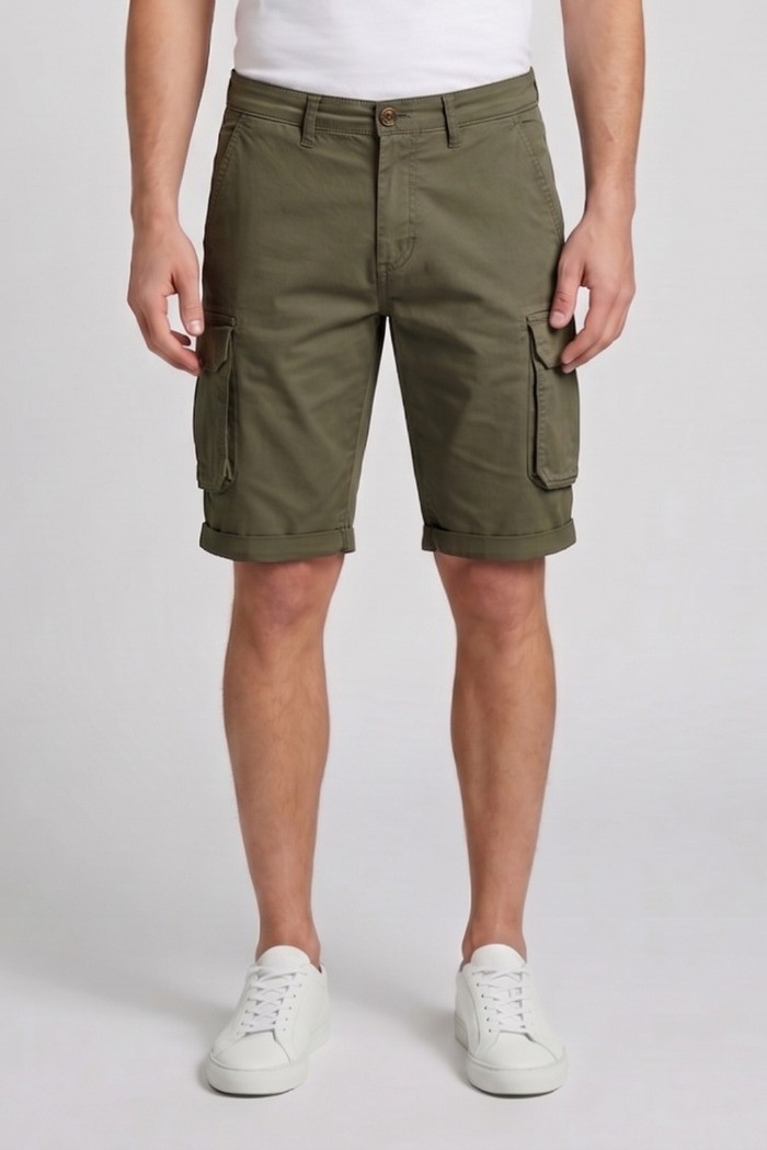 Markup bermuda cargo in cotone twill MK15206 [e345ed64]